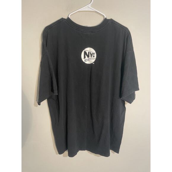 1 Train MTA NYC Subway Line T-Shirt - Size XXL / 2XL - New York Bronx Manhattan - Picture 6 of 9